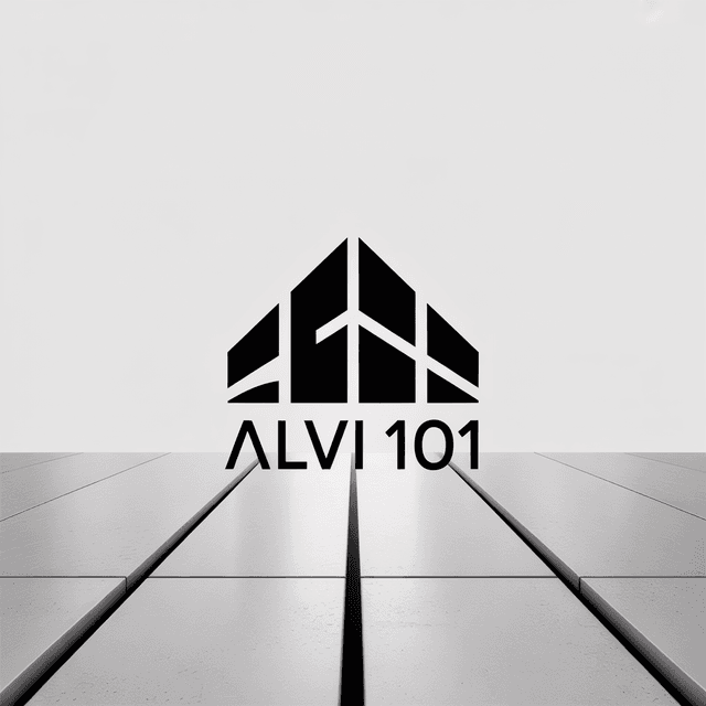 Logo for alvi-101-modern-construction-logo-design-aebitx